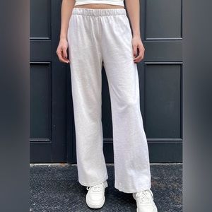 brandy melville light grey anastasia sweatpants